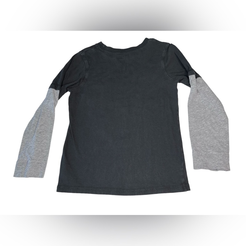 Carter’s Long sleeve Crew Neck Super Secret Agent Graphic Tee Gray Size 7 - Picture 2 of 3